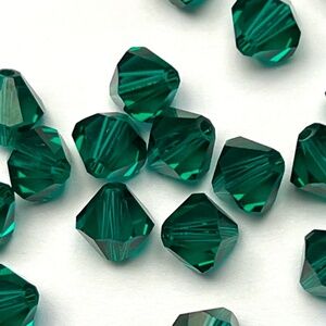 Swarovski Original Bicone Beads  6mm Emerald Green